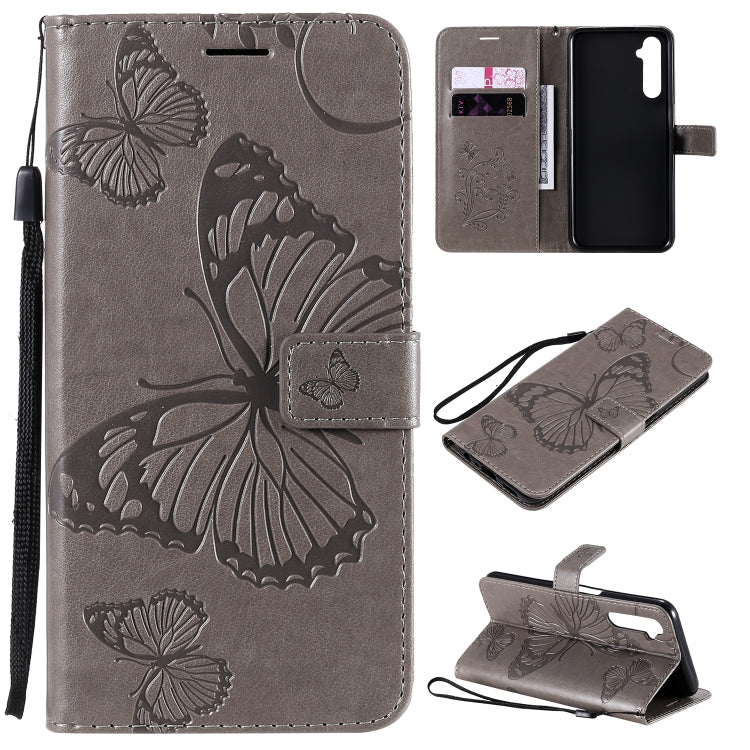 3D Butterflies Embossing Pattern Horizontal Flip Leather Case with Holder & Card Slot & Wallet, For Sony Xperia L4, For Sony Xperia 10 II, For Xiaomi Redmi K30 Pro