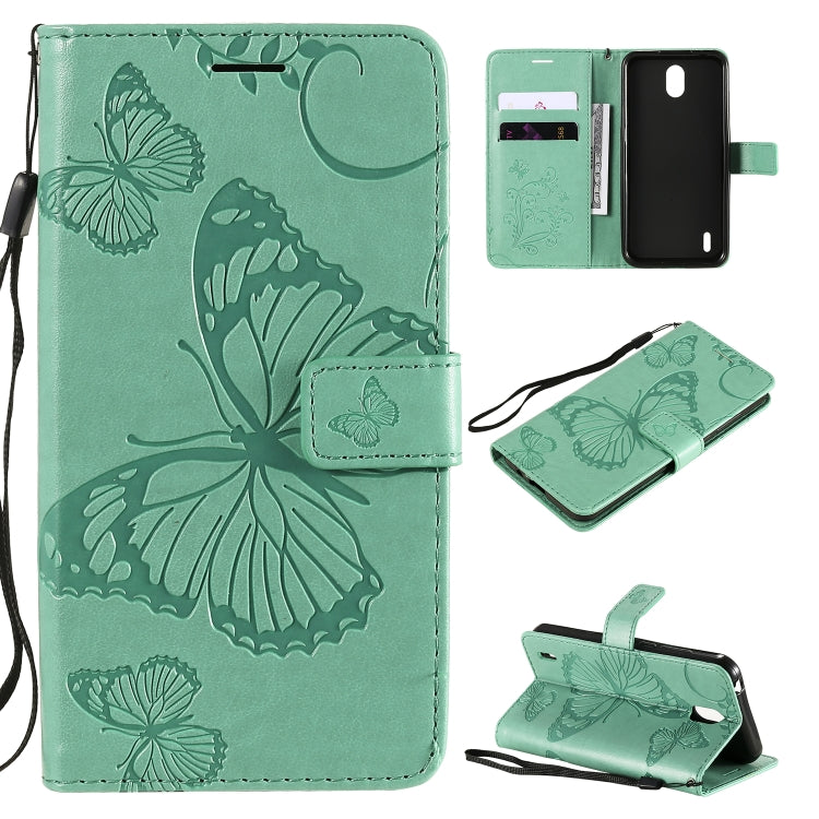 3D Butterflies Embossing Pattern Horizontal Flip Leather Case with Holder & Card Slot & Wallet, For Sony Xperia L4, For Sony Xperia 10 II, For Xiaomi Redmi K30 Pro