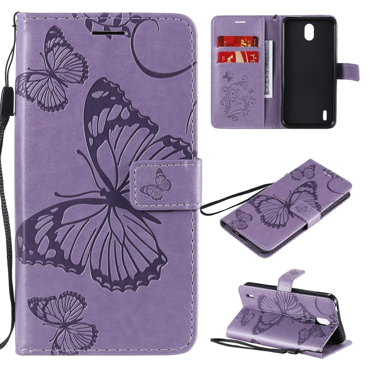 3D Butterflies Embossing Pattern Horizontal Flip Leather Case with Holder & Card Slot & Wallet, For Sony Xperia L4, For Sony Xperia 10 II, For Xiaomi Redmi K30 Pro