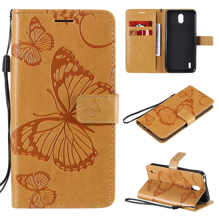 3D Butterflies Embossing Pattern Horizontal Flip Leather Case with Holder & Card Slot & Wallet, For Sony Xperia L4, For Sony Xperia 10 II, For Xiaomi Redmi K30 Pro