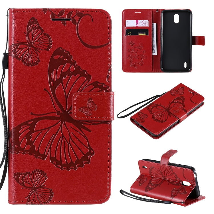 3D Butterflies Embossing Pattern Horizontal Flip Leather Case with Holder & Card Slot & Wallet, For Sony Xperia L4, For Sony Xperia 10 II, For Xiaomi Redmi K30 Pro
