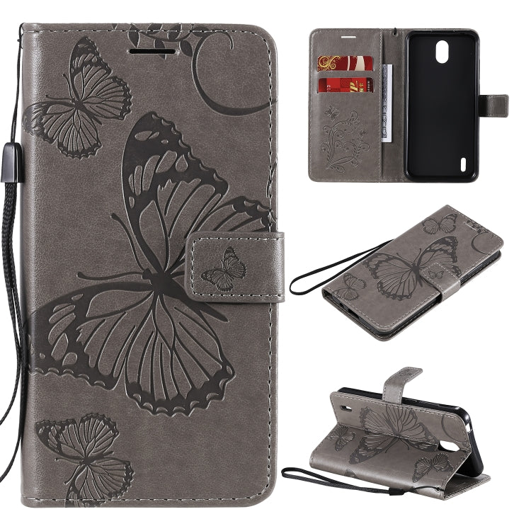 3D Butterflies Embossing Pattern Horizontal Flip Leather Case with Holder & Card Slot & Wallet, For Sony Xperia L4, For Sony Xperia 10 II, For Xiaomi Redmi K30 Pro