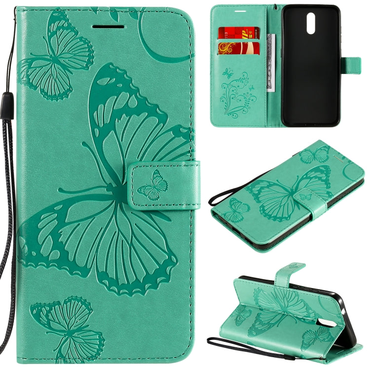 3D Butterflies Embossing Pattern Horizontal Flip Leather Case with Holder & Card Slot & Wallet, For Sony Xperia L4, For Sony Xperia 10 II, For Xiaomi Redmi K30 Pro