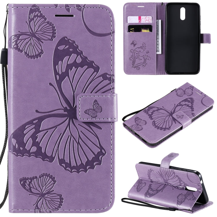 3D Butterflies Embossing Pattern Horizontal Flip Leather Case with Holder & Card Slot & Wallet, For Sony Xperia L4, For Sony Xperia 10 II, For Xiaomi Redmi K30 Pro