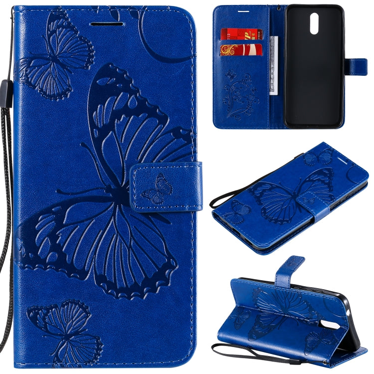 3D Butterflies Embossing Pattern Horizontal Flip Leather Case with Holder & Card Slot & Wallet, For Sony Xperia L4, For Sony Xperia 10 II, For Xiaomi Redmi K30 Pro