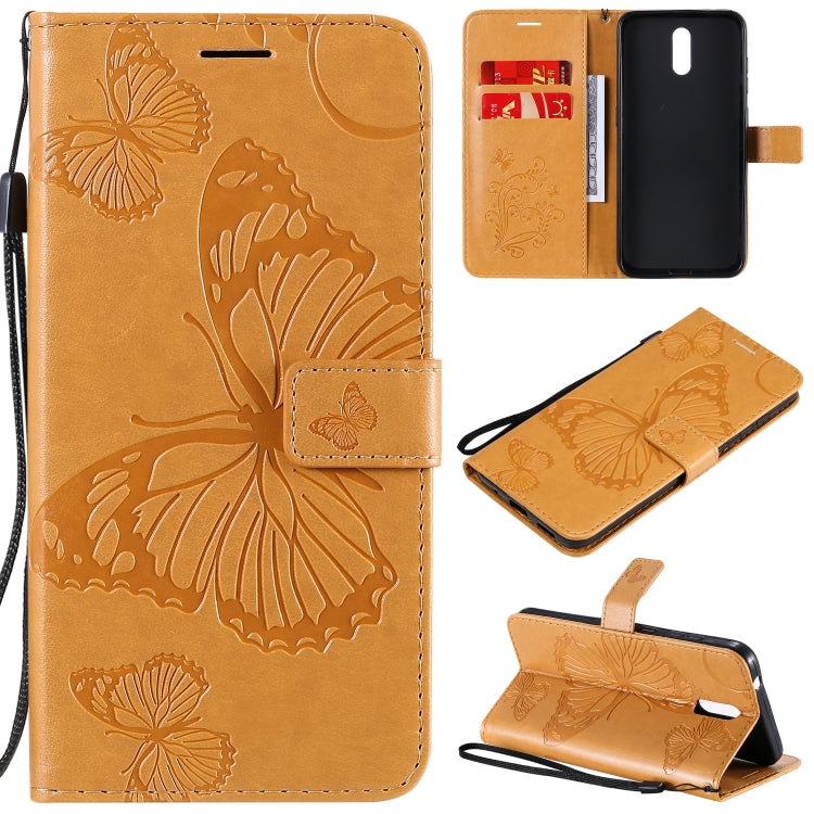 3D Butterflies Embossing Pattern Horizontal Flip Leather Case with Holder & Card Slot & Wallet, For Sony Xperia L4, For Sony Xperia 10 II, For Xiaomi Redmi K30 Pro