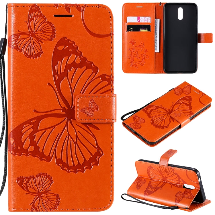 3D Butterflies Embossing Pattern Horizontal Flip Leather Case with Holder & Card Slot & Wallet, For Sony Xperia L4, For Sony Xperia 10 II, For Xiaomi Redmi K30 Pro