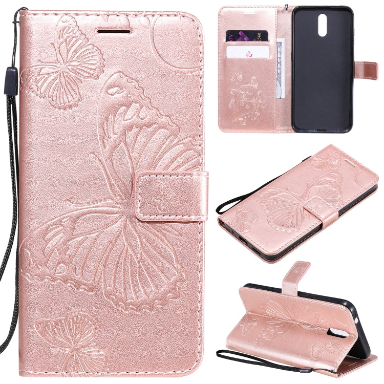 3D Butterflies Embossing Pattern Horizontal Flip Leather Case with Holder & Card Slot & Wallet, For Sony Xperia L4, For Sony Xperia 10 II, For Xiaomi Redmi K30 Pro