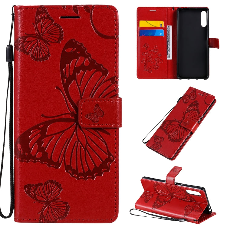 3D Butterflies Embossing Pattern Horizontal Flip Leather Case with Holder & Card Slot & Wallet, For Samsung Galaxy A11, For Samsung Galaxy A21s, For Samsung Galaxy A31