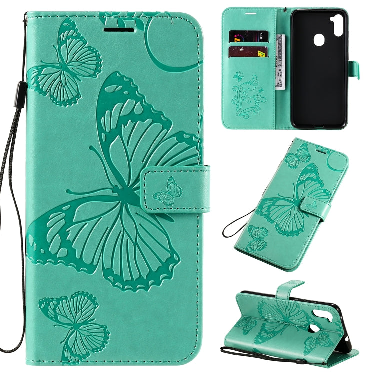 3D Butterflies Embossing Pattern Horizontal Flip Leather Case with Holder & Card Slot & Wallet, For Samsung Galaxy A41, For Samsung Galaxy A51 5G, For Samsung Galaxy A71 5G