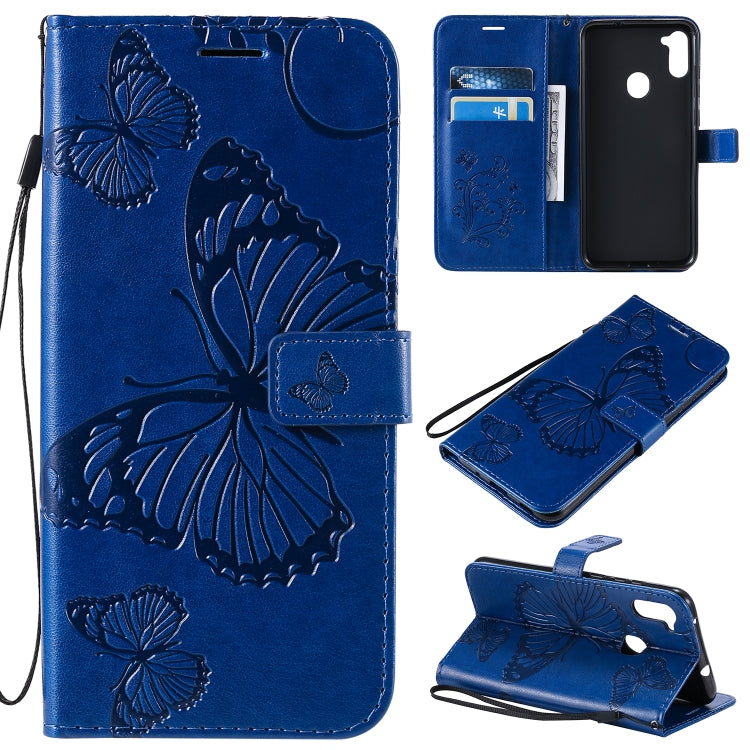 3D Butterflies Embossing Pattern Horizontal Flip Leather Case with Holder & Card Slot & Wallet, For Samsung Galaxy A41, For Samsung Galaxy A51 5G, For Samsung Galaxy A71 5G