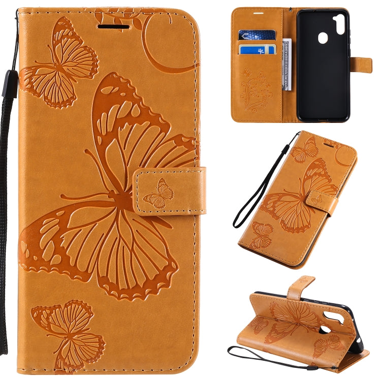 3D Butterflies Embossing Pattern Horizontal Flip Leather Case with Holder & Card Slot & Wallet, For Samsung Galaxy A41, For Samsung Galaxy A51 5G, For Samsung Galaxy A71 5G