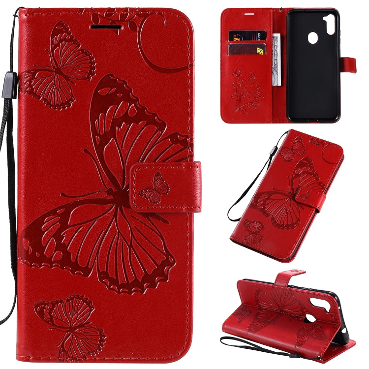 3D Butterflies Embossing Pattern Horizontal Flip Leather Case with Holder & Card Slot & Wallet, For Samsung Galaxy A41, For Samsung Galaxy A51 5G, For Samsung Galaxy A71 5G