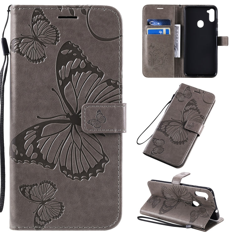 3D Butterflies Embossing Pattern Horizontal Flip Leather Case with Holder & Card Slot & Wallet, For Samsung Galaxy A41, For Samsung Galaxy A51 5G, For Samsung Galaxy A71 5G