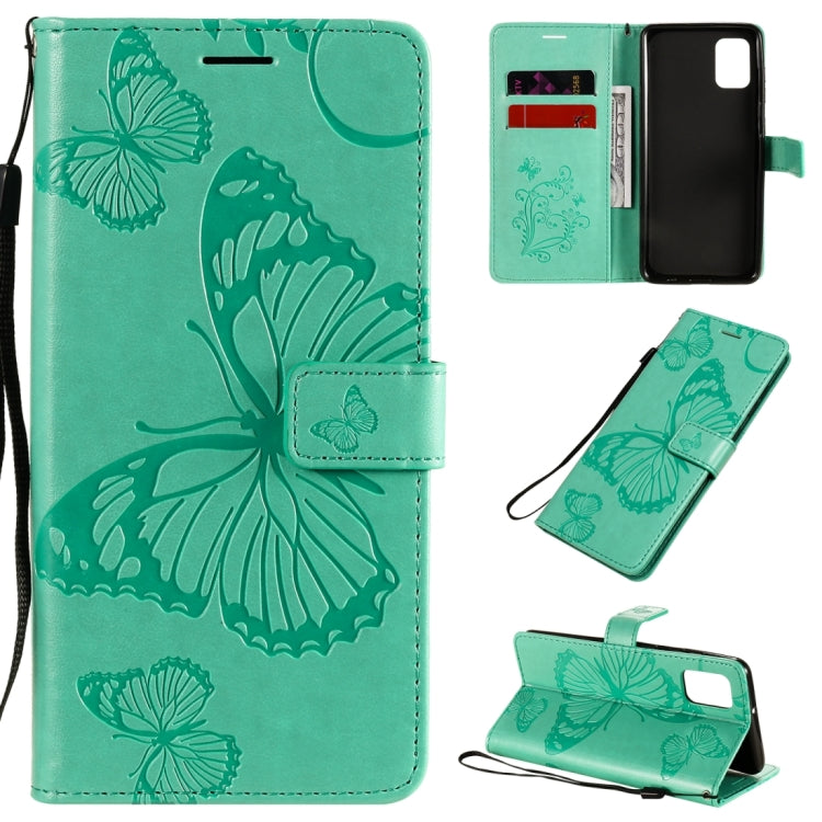 3D Butterflies Embossing Pattern Horizontal Flip Leather Case with Holder & Card Slot & Wallet, For Samsung Galaxy A41, For Samsung Galaxy A51 5G, For Samsung Galaxy A71 5G
