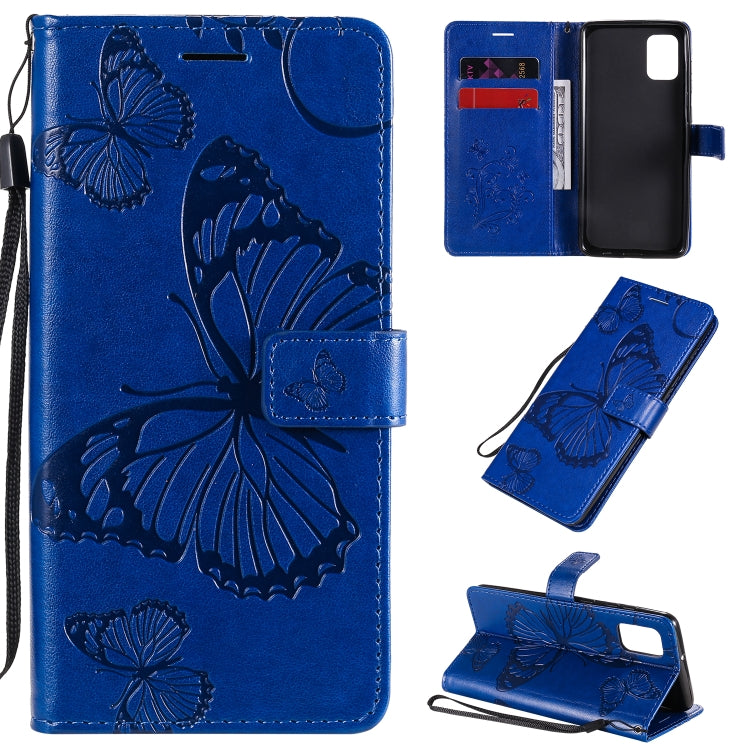 3D Butterflies Embossing Pattern Horizontal Flip Leather Case with Holder & Card Slot & Wallet, For Samsung Galaxy A41, For Samsung Galaxy A51 5G, For Samsung Galaxy A71 5G
