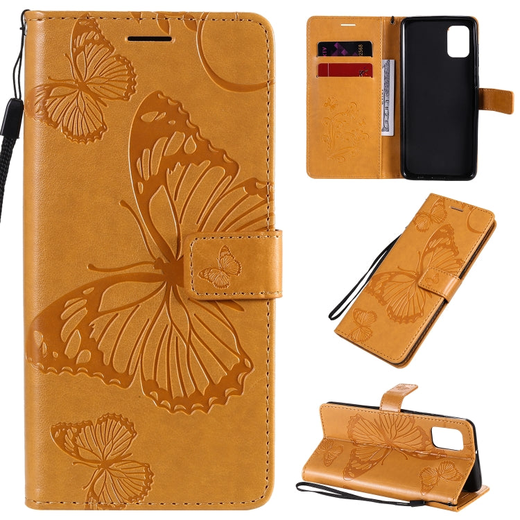 3D Butterflies Embossing Pattern Horizontal Flip Leather Case with Holder & Card Slot & Wallet, For Samsung Galaxy A41, For Samsung Galaxy A51 5G, For Samsung Galaxy A71 5G