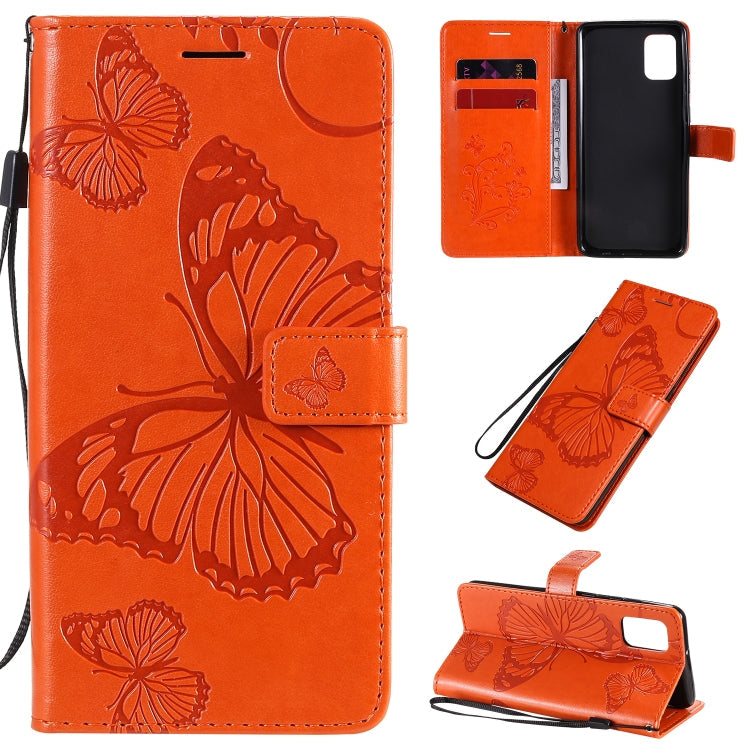 3D Butterflies Embossing Pattern Horizontal Flip Leather Case with Holder & Card Slot & Wallet, For Samsung Galaxy A41, For Samsung Galaxy A51 5G, For Samsung Galaxy A71 5G
