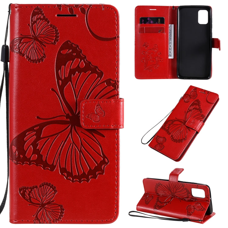 3D Butterflies Embossing Pattern Horizontal Flip Leather Case with Holder & Card Slot & Wallet, For Samsung Galaxy A41, For Samsung Galaxy A51 5G, For Samsung Galaxy A71 5G