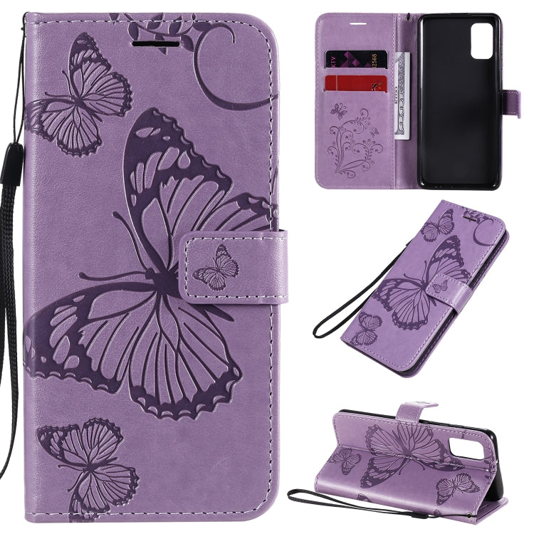 3D Butterflies Embossing Pattern Horizontal Flip Leather Case with Holder & Card Slot & Wallet, For Huawei Nova 7, For Huawei Nova 7 Pro, For Huawei Nova 7 SE / P40 Lite 5G
