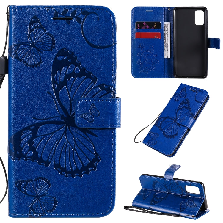 3D Butterflies Embossing Pattern Horizontal Flip Leather Case with Holder & Card Slot & Wallet, For Huawei Nova 7, For Huawei Nova 7 Pro, For Huawei Nova 7 SE / P40 Lite 5G
