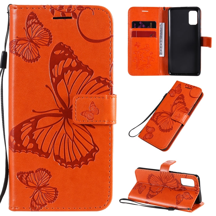 3D Butterflies Embossing Pattern Horizontal Flip Leather Case with Holder & Card Slot & Wallet, For Huawei Nova 7, For Huawei Nova 7 Pro, For Huawei Nova 7 SE / P40 Lite 5G