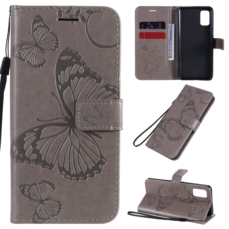 3D Butterflies Embossing Pattern Horizontal Flip Leather Case with Holder & Card Slot & Wallet, For Huawei Nova 7, For Huawei Nova 7 Pro, For Huawei Nova 7 SE / P40 Lite 5G