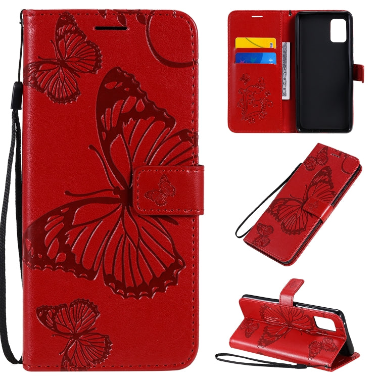 3D Butterflies Embossing Pattern Horizontal Flip Leather Case with Holder & Card Slot & Wallet, For Huawei Nova 7, For Huawei Nova 7 Pro, For Huawei Nova 7 SE / P40 Lite 5G