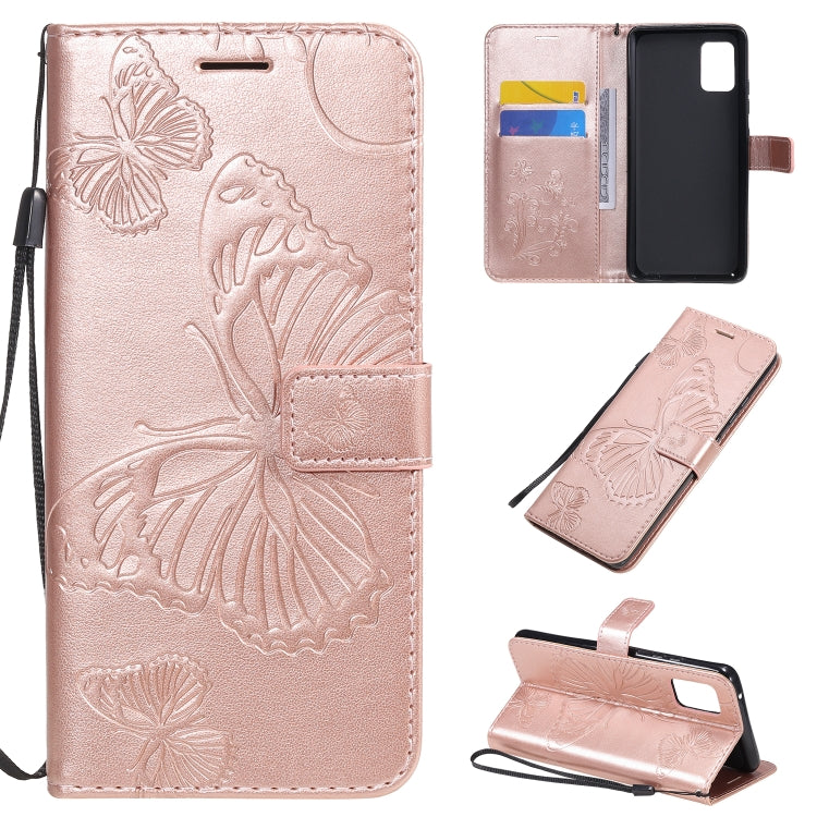 3D Butterflies Embossing Pattern Horizontal Flip Leather Case with Holder & Card Slot & Wallet, For Huawei Nova 7, For Huawei Nova 7 Pro, For Huawei Nova 7 SE / P40 Lite 5G