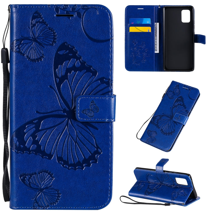 3D Butterflies Embossing Pattern Horizontal Flip Leather Case with Holder & Card Slot & Wallet, For Huawei Nova 7, For Huawei Nova 7 Pro, For Huawei Nova 7 SE / P40 Lite 5G