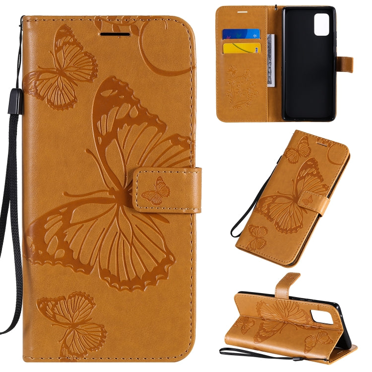 3D Butterflies Embossing Pattern Horizontal Flip Leather Case with Holder & Card Slot & Wallet, For Huawei Nova 7, For Huawei Nova 7 Pro, For Huawei Nova 7 SE / P40 Lite 5G