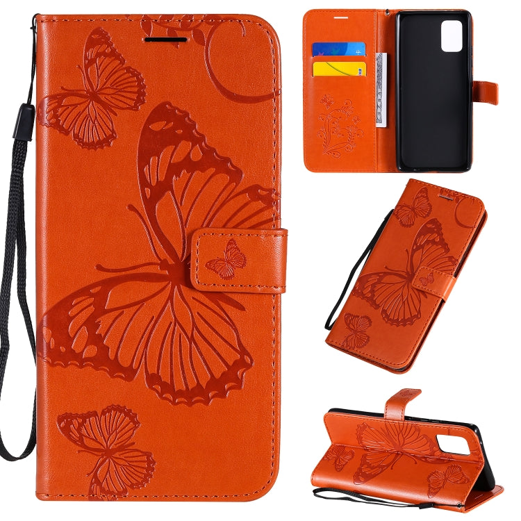 3D Butterflies Embossing Pattern Horizontal Flip Leather Case with Holder & Card Slot & Wallet, For Huawei Nova 7, For Huawei Nova 7 Pro, For Huawei Nova 7 SE / P40 Lite 5G