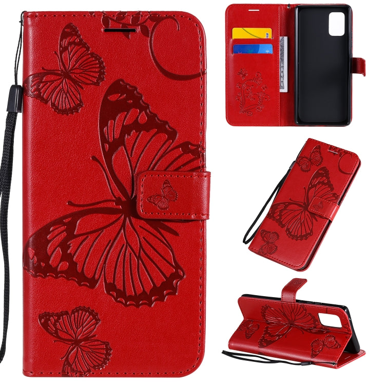 3D Butterflies Embossing Pattern Horizontal Flip Leather Case with Holder & Card Slot & Wallet, For Huawei Nova 7, For Huawei Nova 7 Pro, For Huawei Nova 7 SE / P40 Lite 5G