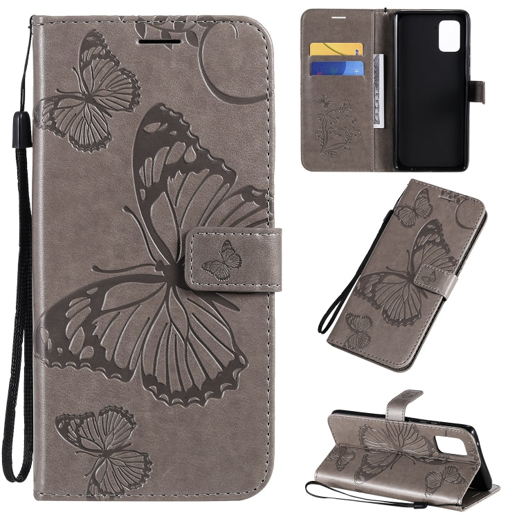 3D Butterflies Embossing Pattern Horizontal Flip Leather Case with Holder & Card Slot & Wallet, For Huawei Nova 7, For Huawei Nova 7 Pro, For Huawei Nova 7 SE / P40 Lite 5G
