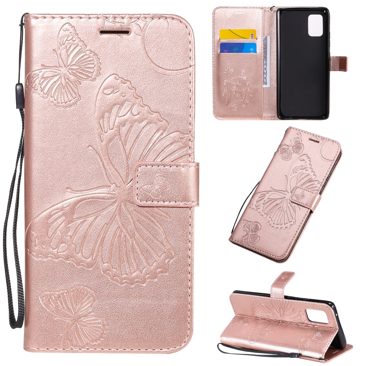 3D Butterflies Embossing Pattern Horizontal Flip Leather Case with Holder & Card Slot & Wallet, For Huawei Nova 7, For Huawei Nova 7 Pro, For Huawei Nova 7 SE / P40 Lite 5G