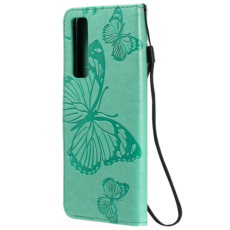 3D Butterflies Embossing Pattern Horizontal Flip Leather Case with Holder & Card Slot & Wallet, For Huawei Y7P / P40 Lite E / Honor 9C, For Huawei P Smart(2020), For Huawei Y5P / Honor 9s