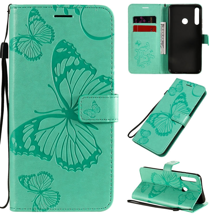 3D Butterflies Embossing Pattern Horizontal Flip Leather Case with Holder & Card Slot & Wallet, For Huawei Y6P, For Huawei Honor 9A, For Huawei Honor 30 Pro / 30 Pro Plus