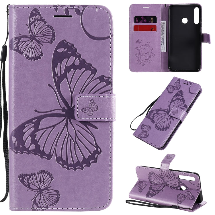 3D Butterflies Embossing Pattern Horizontal Flip Leather Case with Holder & Card Slot & Wallet, For Huawei Y6P, For Huawei Honor 9A, For Huawei Honor 30 Pro / 30 Pro Plus