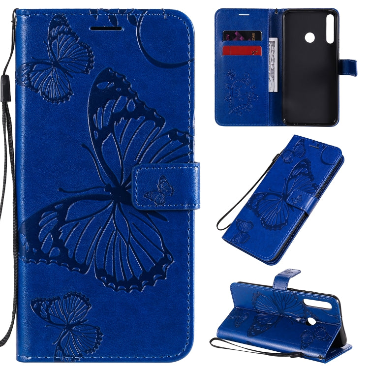3D Butterflies Embossing Pattern Horizontal Flip Leather Case with Holder & Card Slot & Wallet, For Huawei Y6P, For Huawei Honor 9A, For Huawei Honor 30 Pro / 30 Pro Plus