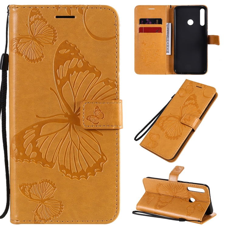 3D Butterflies Embossing Pattern Horizontal Flip Leather Case with Holder & Card Slot & Wallet, For Huawei Y6P, For Huawei Honor 9A, For Huawei Honor 30 Pro / 30 Pro Plus