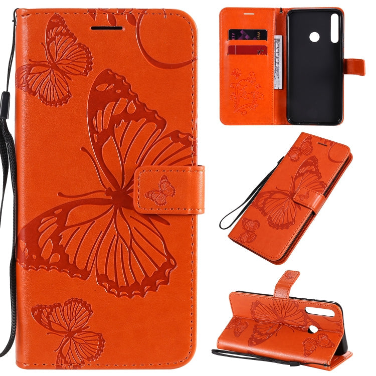 3D Butterflies Embossing Pattern Horizontal Flip Leather Case with Holder & Card Slot & Wallet, For Huawei Y6P, For Huawei Honor 9A, For Huawei Honor 30 Pro / 30 Pro Plus