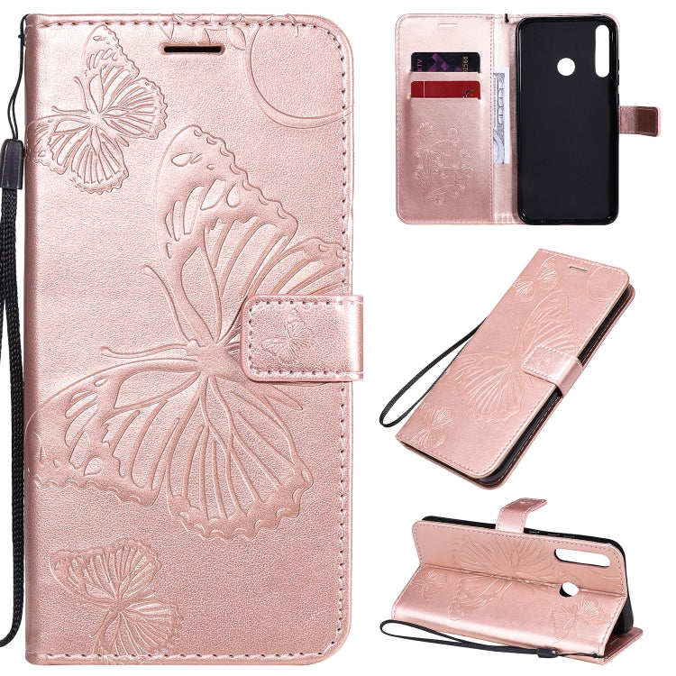 3D Butterflies Embossing Pattern Horizontal Flip Leather Case with Holder & Card Slot & Wallet, For Huawei Y6P, For Huawei Honor 9A, For Huawei Honor 30 Pro / 30 Pro Plus