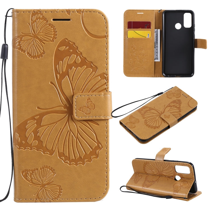 3D Butterflies Embossing Pattern Horizontal Flip Leather Case with Holder & Card Slot & Wallet, For Huawei Y6P, For Huawei Honor 9A, For Huawei Honor 30 Pro / 30 Pro Plus