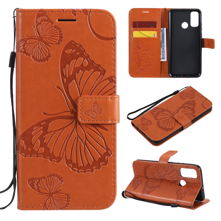 3D Butterflies Embossing Pattern Horizontal Flip Leather Case with Holder & Card Slot & Wallet, For Huawei Y6P, For Huawei Honor 9A, For Huawei Honor 30 Pro / 30 Pro Plus