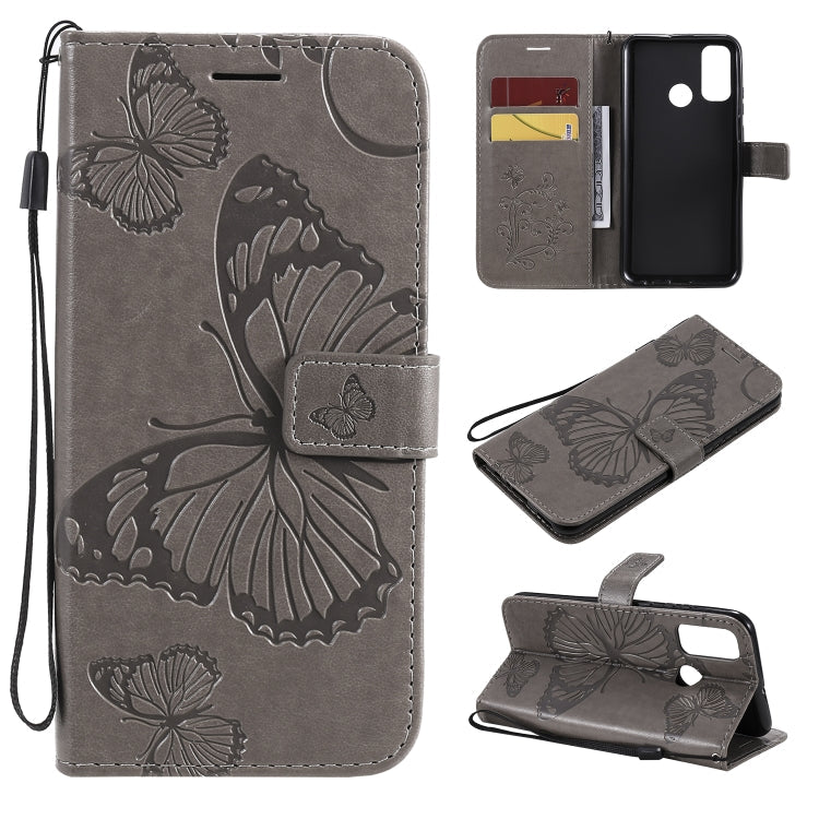 3D Butterflies Embossing Pattern Horizontal Flip Leather Case with Holder & Card Slot & Wallet, For Huawei Y6P, For Huawei Honor 9A, For Huawei Honor 30 Pro / 30 Pro Plus