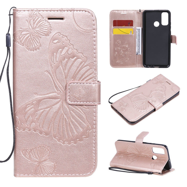 3D Butterflies Embossing Pattern Horizontal Flip Leather Case with Holder & Card Slot & Wallet, For Huawei Y6P, For Huawei Honor 9A, For Huawei Honor 30 Pro / 30 Pro Plus