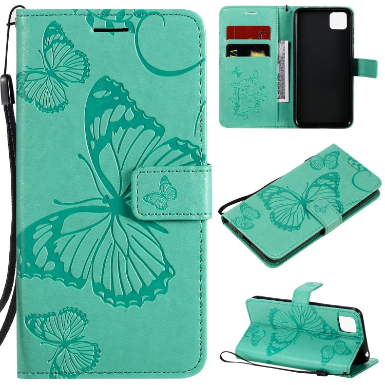 3D Butterflies Embossing Pattern Horizontal Flip Leather Case with Holder & Card Slot & Wallet, For Huawei Y6P, For Huawei Honor 9A, For Huawei Honor 30 Pro / 30 Pro Plus