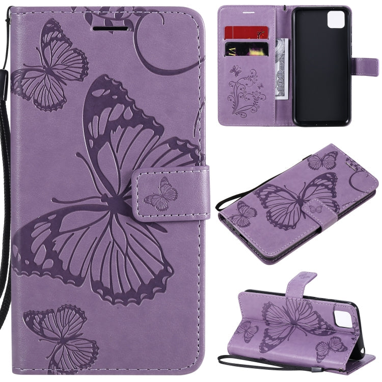 3D Butterflies Embossing Pattern Horizontal Flip Leather Case with Holder & Card Slot & Wallet, For Huawei Y6P, For Huawei Honor 9A, For Huawei Honor 30 Pro / 30 Pro Plus