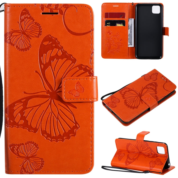 3D Butterflies Embossing Pattern Horizontal Flip Leather Case with Holder & Card Slot & Wallet, For Huawei Y6P, For Huawei Honor 9A, For Huawei Honor 30 Pro / 30 Pro Plus