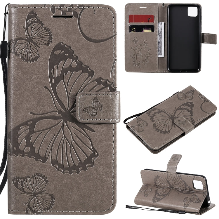 3D Butterflies Embossing Pattern Horizontal Flip Leather Case with Holder & Card Slot & Wallet, For Huawei Y6P, For Huawei Honor 9A, For Huawei Honor 30 Pro / 30 Pro Plus